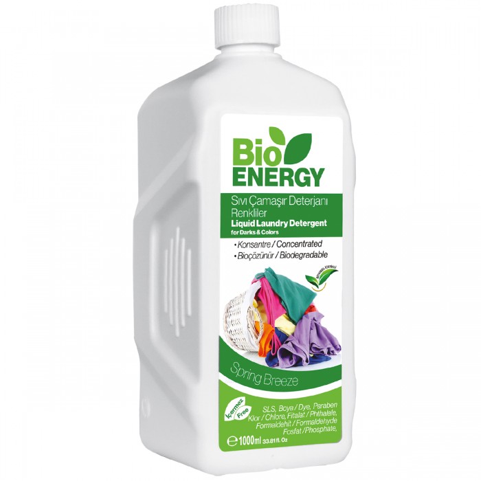 Рідкий порошок для прання кольорових речей "Bioenergy", 1000 мл