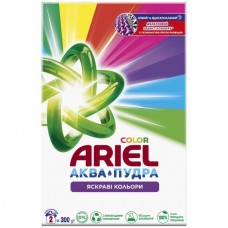 Пральний порошок Ariel Аква-Пудра Color Яскраві кольори, автомат, 300 г