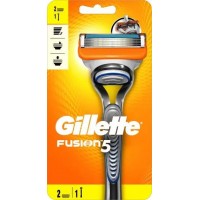 Станок Gillette Fusion5 з 2 касетами