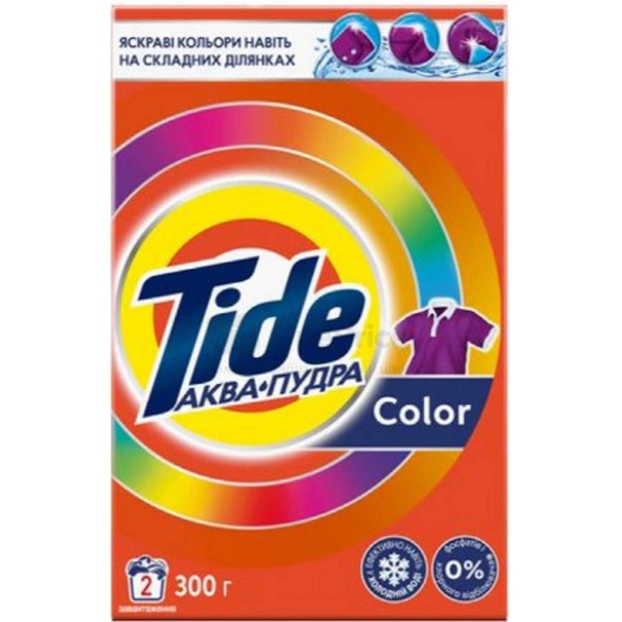 Пральний порошок Tide Аква-Пудра Color, автомат, 300 г