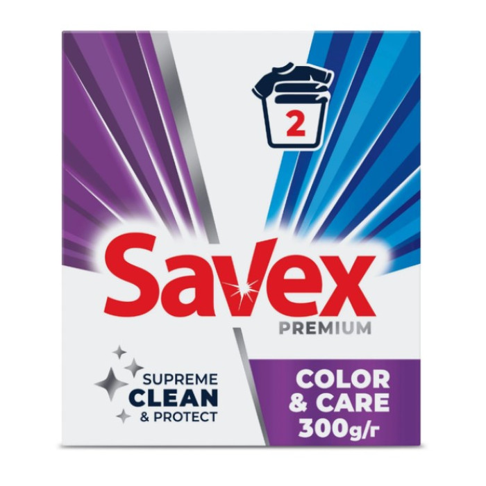 Пральний порошок Savex автомат Color & Care 300 г 