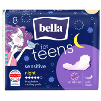 Прокладки гігієнічні Bella for Teens Sensitive Night 8 шт