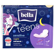 Прокладки гігієнічні Bella for Teens Sensitive Night 8 шт