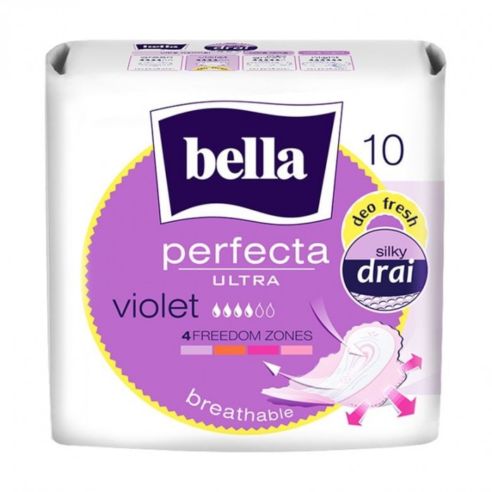 Гігієнічні прокладки для критичних днів Bella Perfecta Ultra Violet Deo Fresh, 10 шт