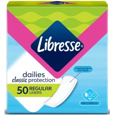 Щоденні прокладки Libresse Dailies Classic, 50 шт