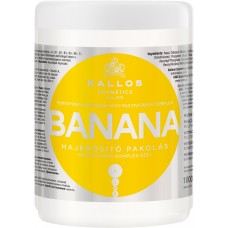 Маска Kallos Cosmetics Banana для зміцнення волосся з мультивітамінним комплексом, 1000 мл