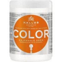 Маска Kallos Cosmetics Color для фарбованого волосся з олією льону та УФ фільтром, 1000 мл