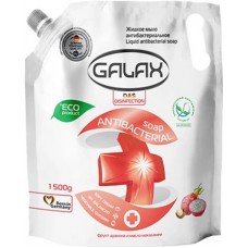Рідке мило Galax антибактеріальне з екстрактом фрукта дракона і олії макадамії, 1000 мл (дойпак)