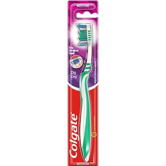 Зубна щітка Colgate ZigZag, середньої жорсткості