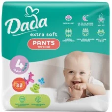 Трусики-Підгузки Dada Extra Soft 4 Maxi 9-15 кг 32 шт