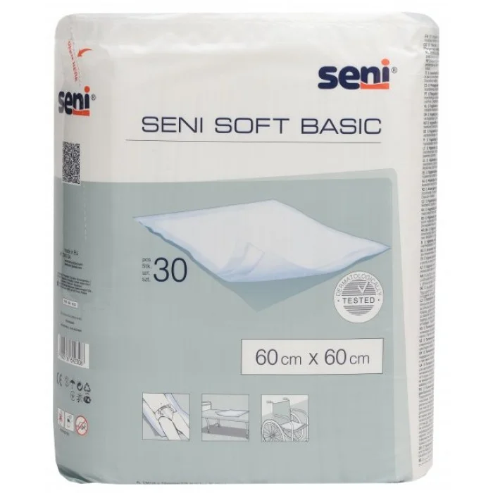 Пелюшки для немовлят Seni Soft Basic 60х60 см 30 шт