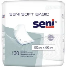 Пелюшки для немовлят Seni Soft Basic 60х90 см 30 шт