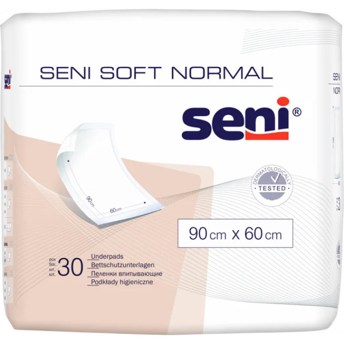 Пелюшки для немовлят Seni Soft Normal 60х60 см 30 шт