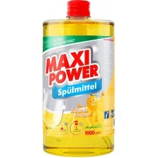 Засіб для миття посуду Maxi Power Lemon, 1000 мл (запаска)