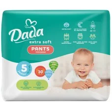 Трусики-підгузки Dada Extra Soft 5 Junior 12-17 кг, 30 шт