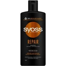 Шампунь Syoss Repair Водорослі Вакаме, для сухого та пошкодженого волосся, 440 мл