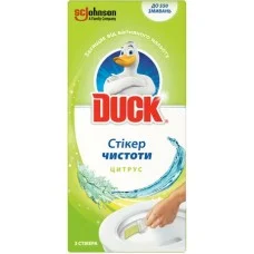Стікер чистоти для унітазу Duck Цитрус, 3 шт