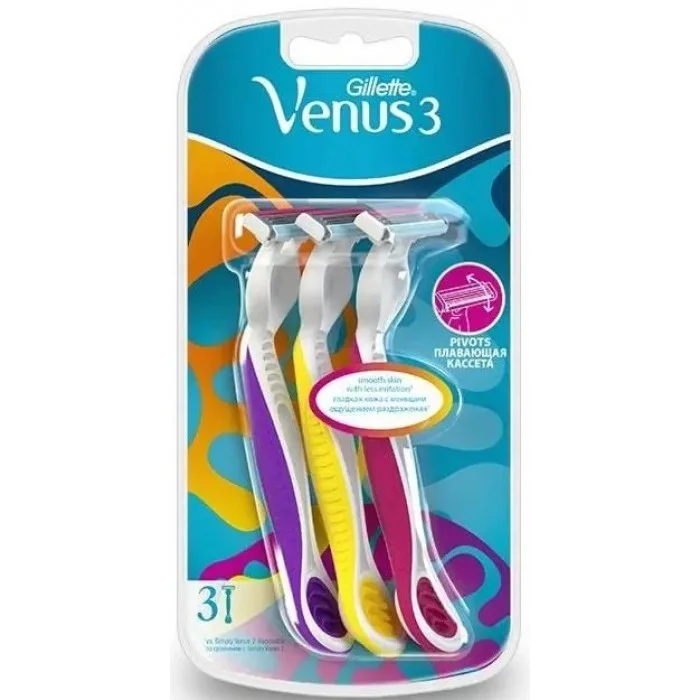 Одноразові бритви Gillette Simply Venus 3 (3 леза), 3 шт