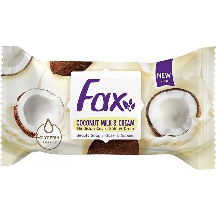 Туалетне мило Fax Beauty Soap Кокосове молочко і крем, 60 г