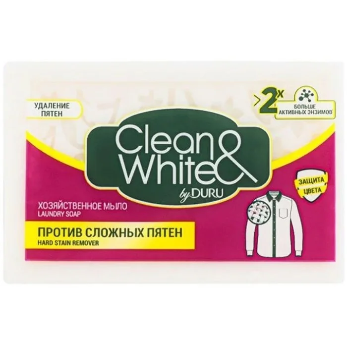 Господарське мило Duru Clean&White Проти складних плям, 120 г