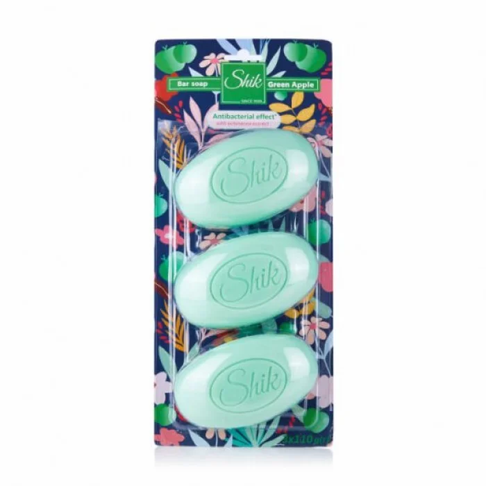 Туалетне мило Shik Green Apple, 3*110 г (планшет)