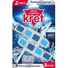 Туалетний блок Kret Морська свіжість, 2х40 г