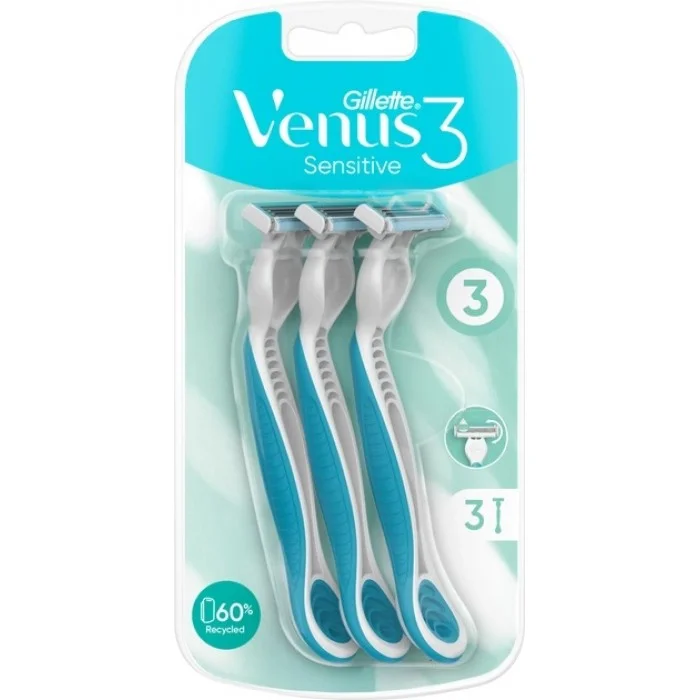 Одноразові бритви Gillette Simply Venus 3 Sensitive (3 леза), 3 шт