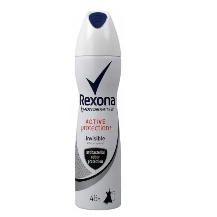 Антиперспірант аерозоль Rexona Активний захист і невидимість на чорному і білому одязі 150 мл (8710447171301)