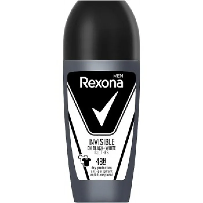 Дезодорант кульковий Rexona Men Invisible on black + white clothes 50 мл (59095514)