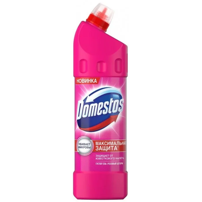 Засіб для чищення туалету Domestos Рожевий шторм, 1 л