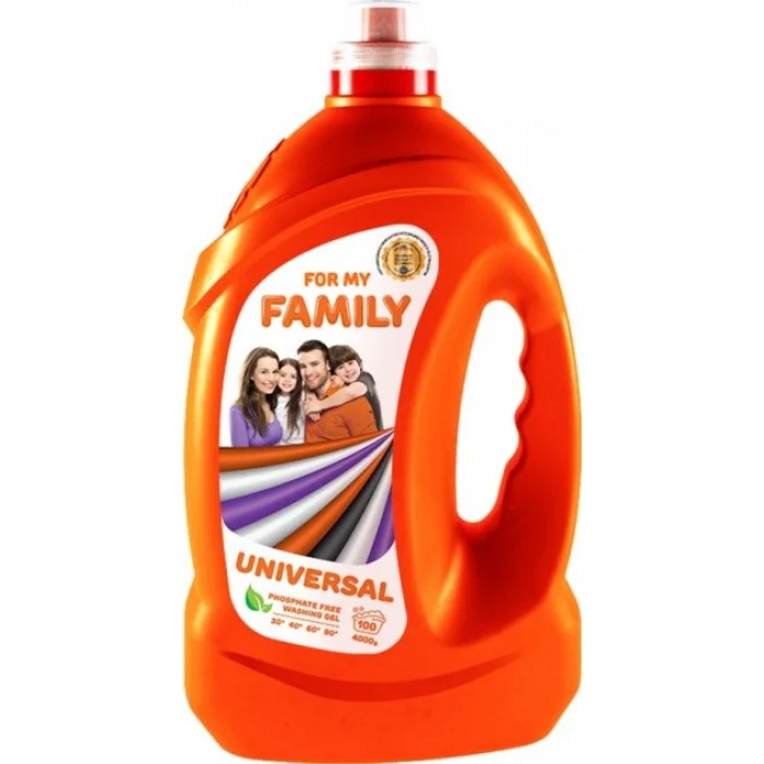 Гель для прання універсальний For my FAMILY 4000г