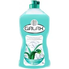 Концентрована рідина для миття посуду GALAX "Гліцерин з алоє вера" 1000г.