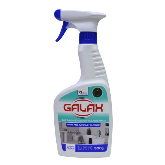 Засіб для миття ванної кімнати та сантехніки GALAX das PowerClean , 500г