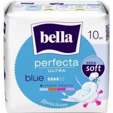 Гігієнічні прокладки для критичних днів Bella perfecta Ultra Blue, 10 шт