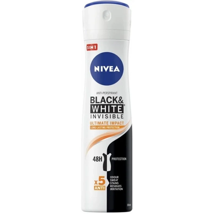 Антиперспірант NIVEA Чорне та Біле Невидимий Ultimate Impact 150 мл 