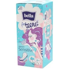 Щоденні прокладки Bella for Teens Panty Sensitive, 58 шт