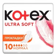 Гігієнічні прокладки для критичних днів Kotex Ultra Soft Normal, 10 шт