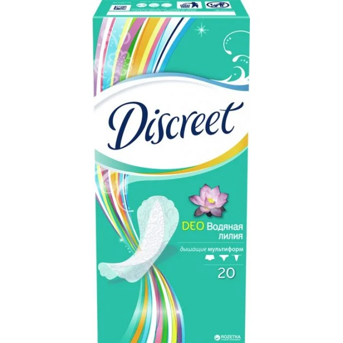 Щоденні прокладки Discreet Deo Water Lily, 20 шт