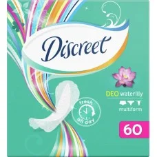 Щоденні прокладки Discreet Deo Water Lily, 60 шт