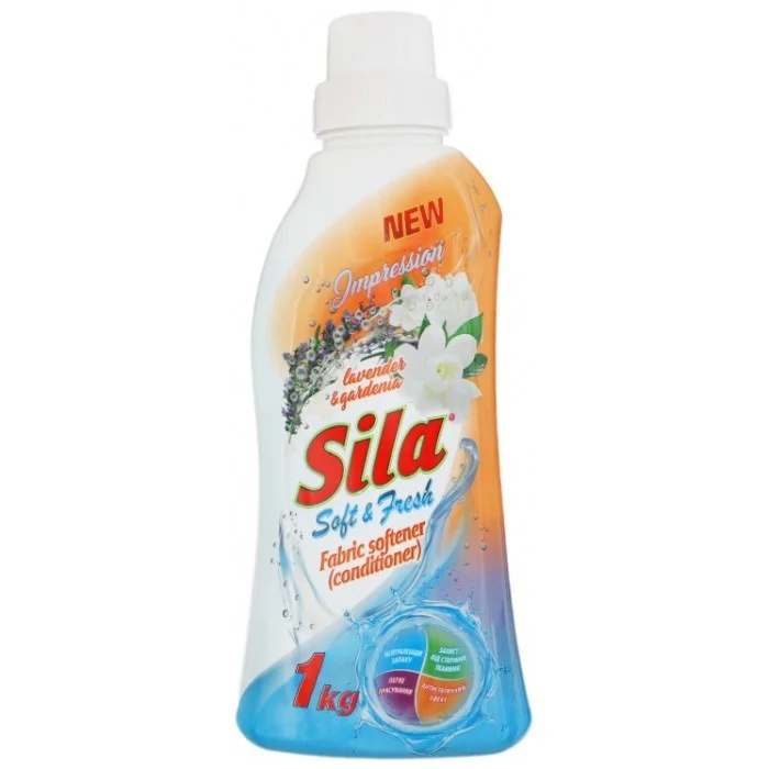Кондиціонер для білизни Sila Soft&Fresh Lavender&Gardenia, 1000 мл