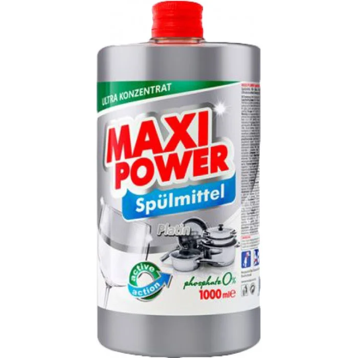 Засіб для миття посуду Maxi Power Platinum, 1000 мл (запаска)