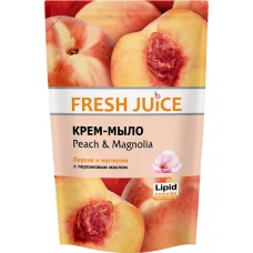 Рідке гель-мило Fresh Juice Peach & Magnolia, 460 мл (дойпак)