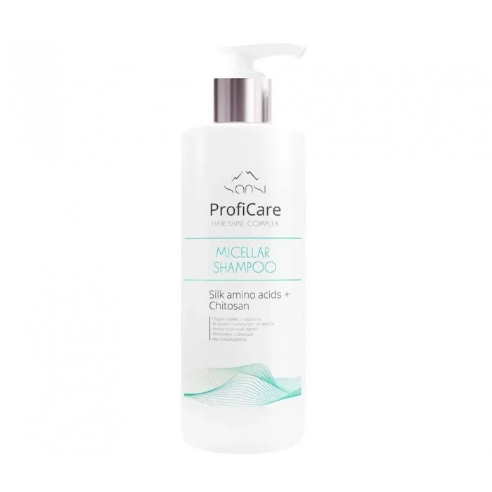 Міцелярний шампунь Sansi ProfiCare Silk amino acids + Chitosan, 400 мл