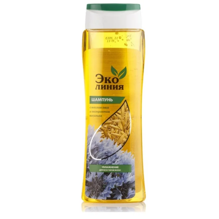 Шампунь для всіх типів волосся "Зволоження" Еколінія 400ml 