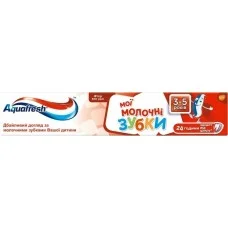 Дитяча зубна паста Aquafresh Мої молочні зубки, 3-5 років, 50 мл